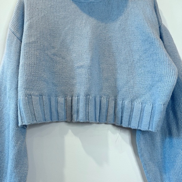 ๐๏ธ4 for 20$ / H&M Turtleneck Knit Sweater / Blue / M - Picture 4 of 9